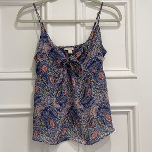 Tie in front Ella moss cami